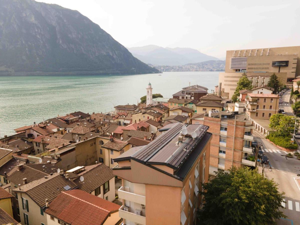Casa Madlen - Bright Attic With Marvelous View Apartment Campione d'Italia Ngoại thất bức ảnh